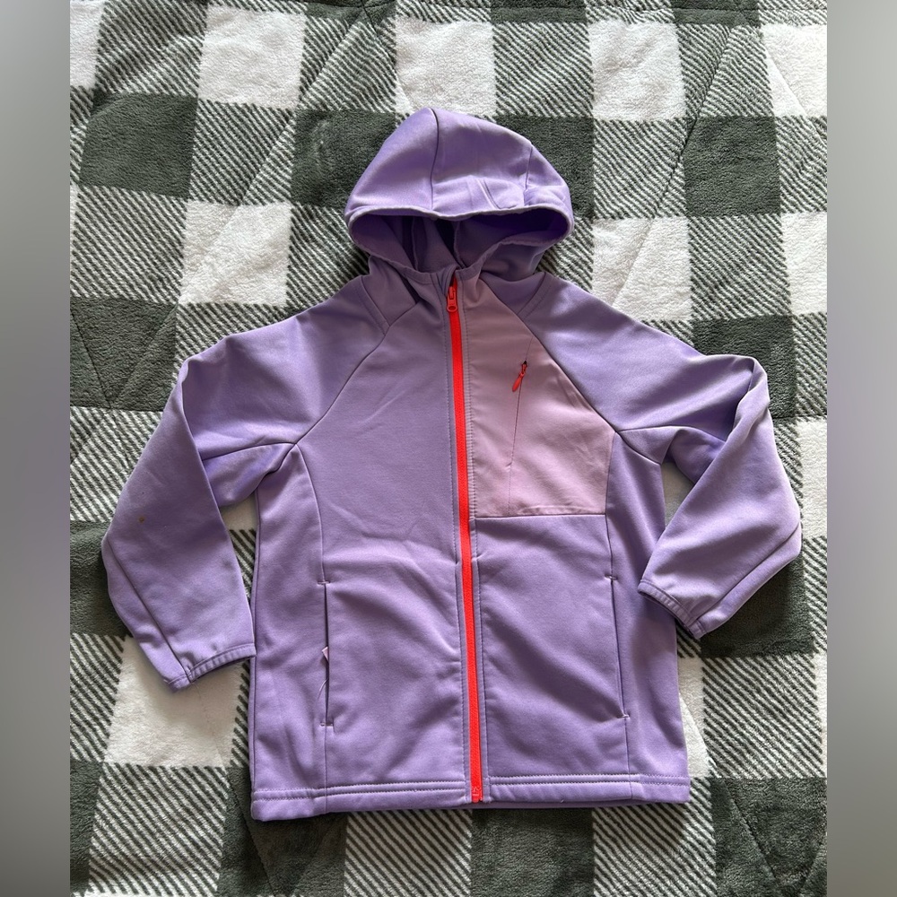 Purple Hooded Jacket